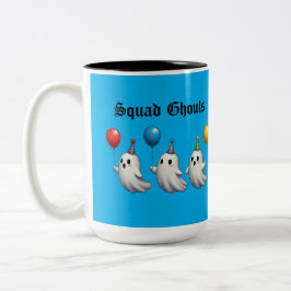 Caneca De Café Em Dois Tons Tee Ghouls Esquadrão