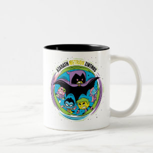Caneca De Café Em Dois Tons Teen Titans Go! Raven "Azarath Metrion Zinthos"