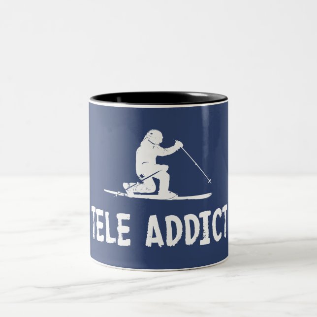 Caneca De Café Em Dois Tons Tele Addict (Centro)
