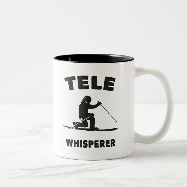 Caneca De Café Em Dois Tons Tele Whisperer (Direita)