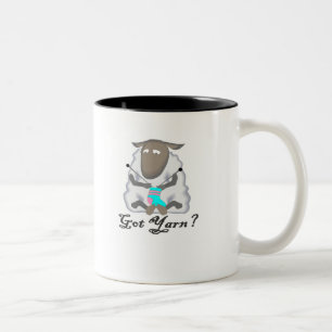 Caneca De Café Em Dois Tons Tem Yarn? T-shirts e presentes.