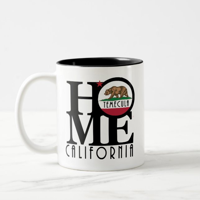 Caneca De Café Em Dois Tons Temecula DOMÉSTICA 11oz (Esquerda)