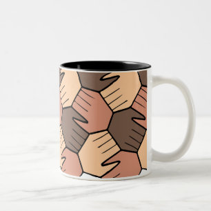 Caneca De Café Em Dois Tons Temos um Sonho. (sem texto)