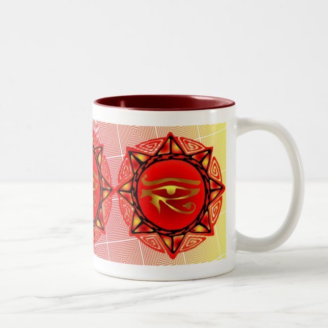 Caneca De Café Em Dois Tons Tempestade de Horus (Direita)