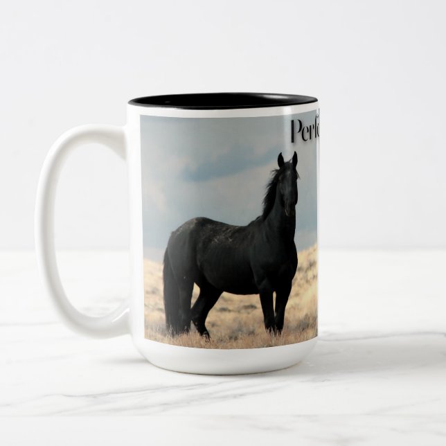 Caneca De Café Em Dois Tons "Tempestade perfeita" Mustang Mug  (Esquerda)