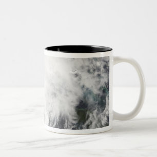 Caneca De Café Em Dois Tons Tempestade tropical Alberto