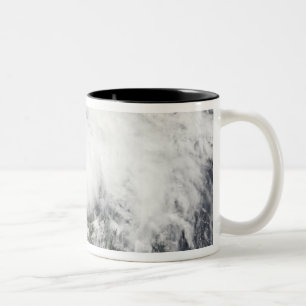 Caneca De Café Em Dois Tons Tempestade tropical Arthur