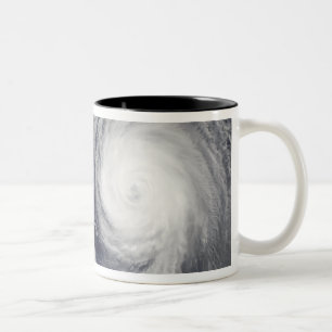 Caneca De Café Em Dois Tons Tempestade tropical Parma e tufão super Melor