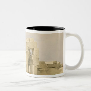 Caneca De Café Em Dois Tons Templo de Sobek e de Haroeris em Kom Ombo, 'do por