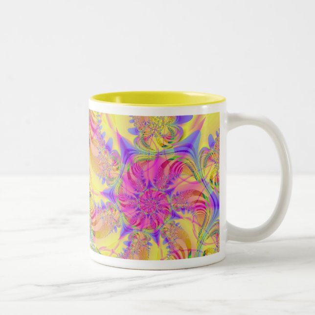 Caneca De Café Em Dois Tons Tempo do partido (Direita)