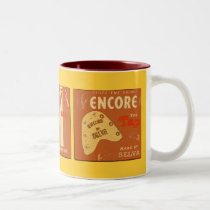 Caneca De Café Em Dois Tons Tempos três das torneiras