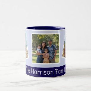 Caneca De Café Em Dois Tons Tendência personalizada elegante Lindas Memórias