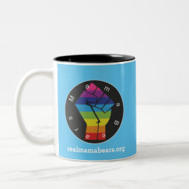 Caneca De Café Em Dois Tons Tenente Blue Resiste Rainbow Mug