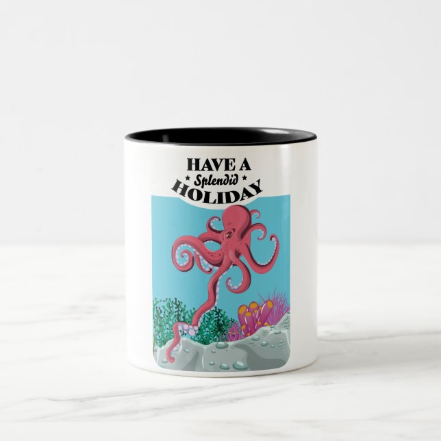 Caneca De Café Em Dois Tons Tenha um Luloso Feriado de Lula (Centro)