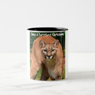 Caneca De Café Em Dois Tons Tenha um Natal Puro