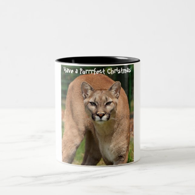 Caneca De Café Em Dois Tons Tenha um Natal Puro (Centro)