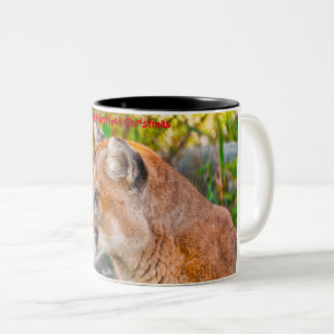 Caneca De Café Em Dois Tons Tenha um Natal Purrfeito