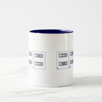 Caneca De Café Em Dois Tons Teorema do BONÉ