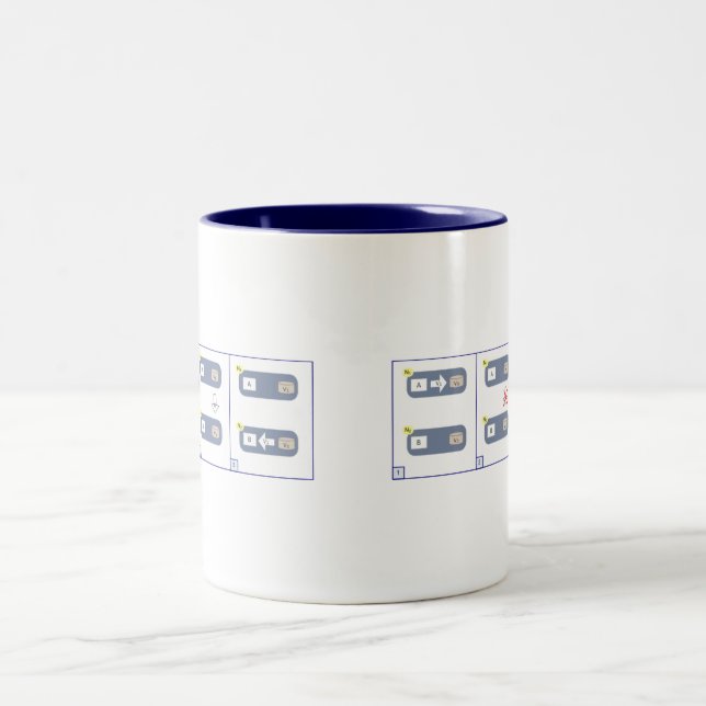 Caneca De Café Em Dois Tons Teorema do BONÉ (Centro)