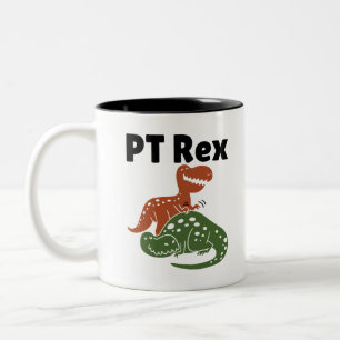 Caneca De Café Em Dois Tons Terapêutica Física PT Rex