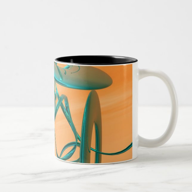 Caneca De Café Em Dois Tons termas (Direita)