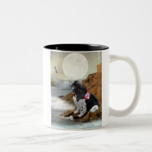 Caneca De Café Em Dois Tons Terra Nova no oceano