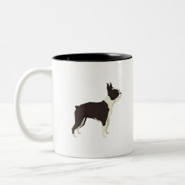 Caneca De Café Em Dois Tons Terrier de Boston