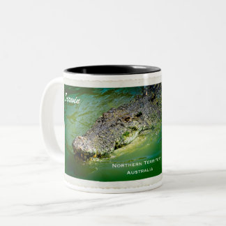 Caneca De Café Em Dois Tons Território Norte Darwin - Mug Crocodilo