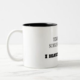 Caneca De Café Em Dois Tons Terroristas Schmerroristas! Eu tenho TEENS!