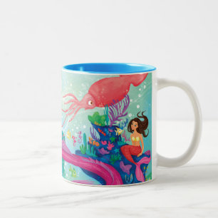 Caneca De Café Em Dois Tons Tesouros escondidos do oceano
