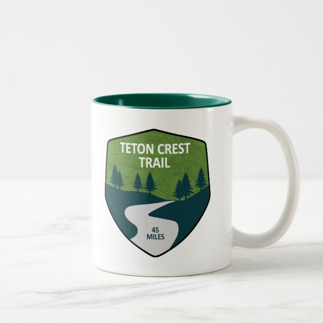 Caneca De Café Em Dois Tons Teton Crest Trail (Direita)