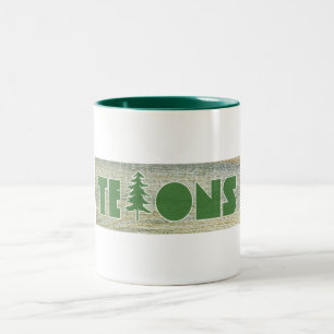 Caneca De Café Em Dois Tons Tetos