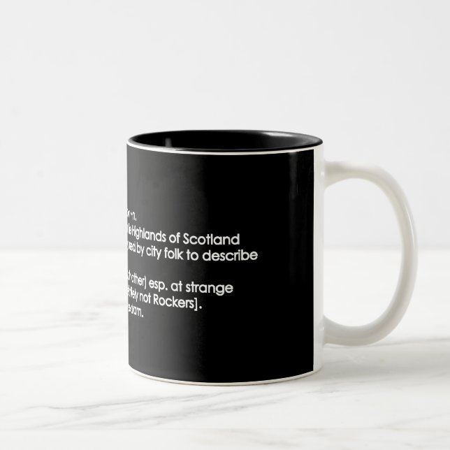 Caneca De Café Em Dois Tons Teuchter (Direita)