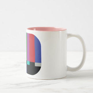 Caneca De Café Em Dois Tons tevê-ting