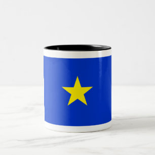 Caneca De Café Em Dois Tons Texas, Flag of Texas (1836-1839)