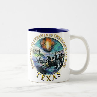 Caneca De Café Em Dois Tons Texas Tea Party Mugs
