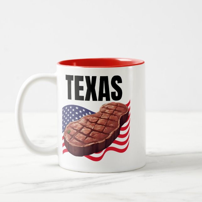 Caneca De Café Em Dois Tons Texas Two-Tone Mug (Esquerda)
