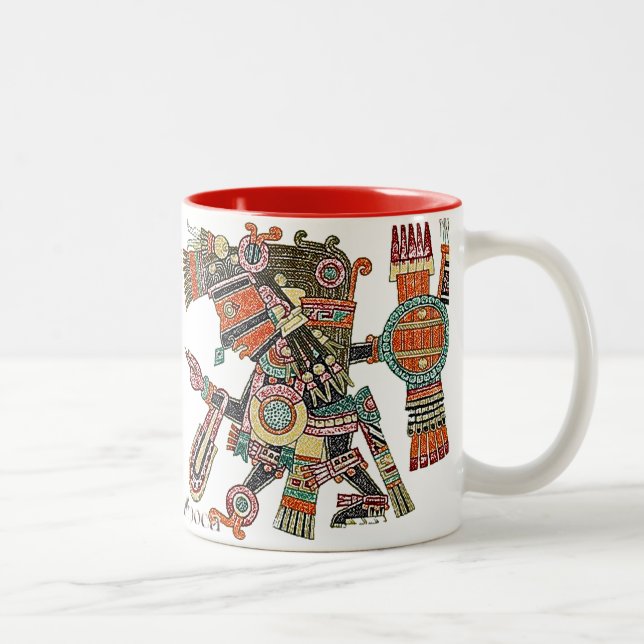 Caneca De Café Em Dois Tons Tezcatlipoca - espelhos de fumo (Direita)
