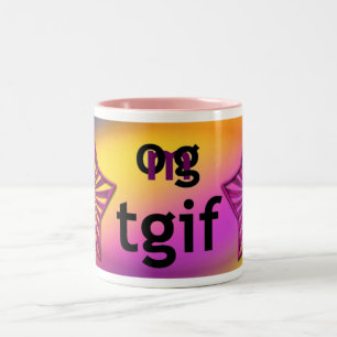 Caneca De Café Em Dois Tons Tgif!