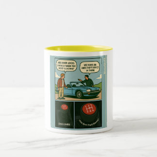 Caneca De Café Em Dois Tons The Anti-Theft Device (Stick Shift)