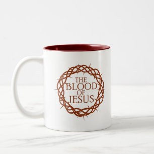 Caneca De Café Em Dois Tons The Blood of Jesus
