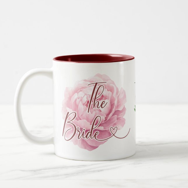 Caneca De Café Em Dois Tons The Bride Wedding (Esquerda)