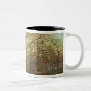 Caneca De Café Em Dois Tons The Edge da floresta de Sherwood, 1878