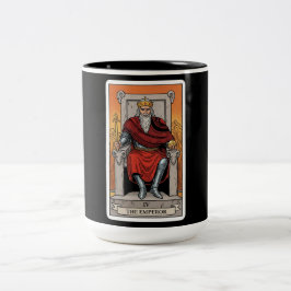 Caneca De Café Em Dois Tons The Emperor Tarot