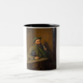 Caneca De Café Em Dois Tons The Forest Ranger (por Eduard von Grützner)