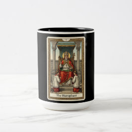 Caneca De Café Em Dois Tons The Hierophant Tarot