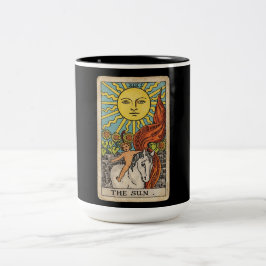 Caneca De Café Em Dois Tons The Sun Tarot
