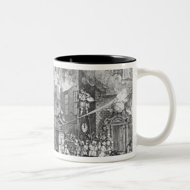Caneca De Café Em Dois Tons The Times, placa mim, 1762 (Direita)