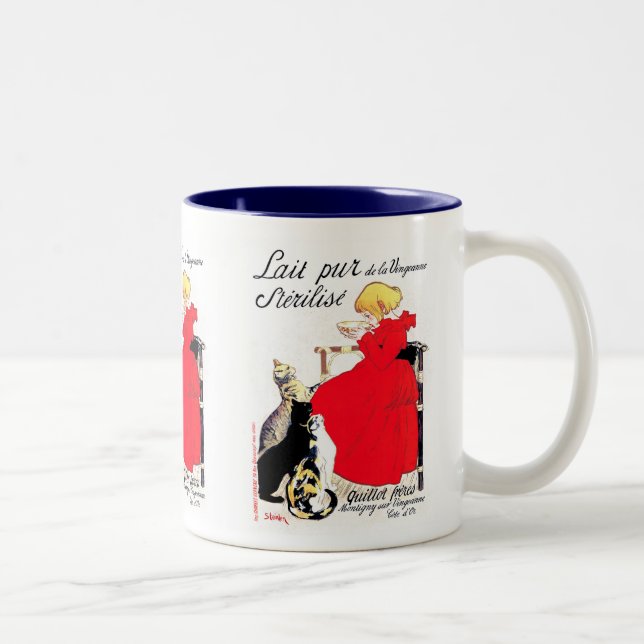Caneca De Café Em Dois Tons Théophile Alexandre Steinlen (Direita)