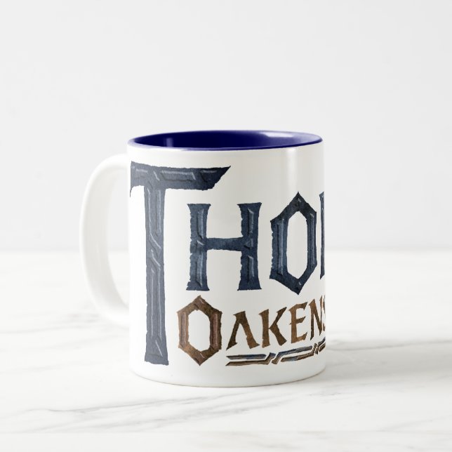 CANECA DE CAFÉ EM DOIS TONS THORIN OAKENSHIELD™ (Frente Esquerda)
